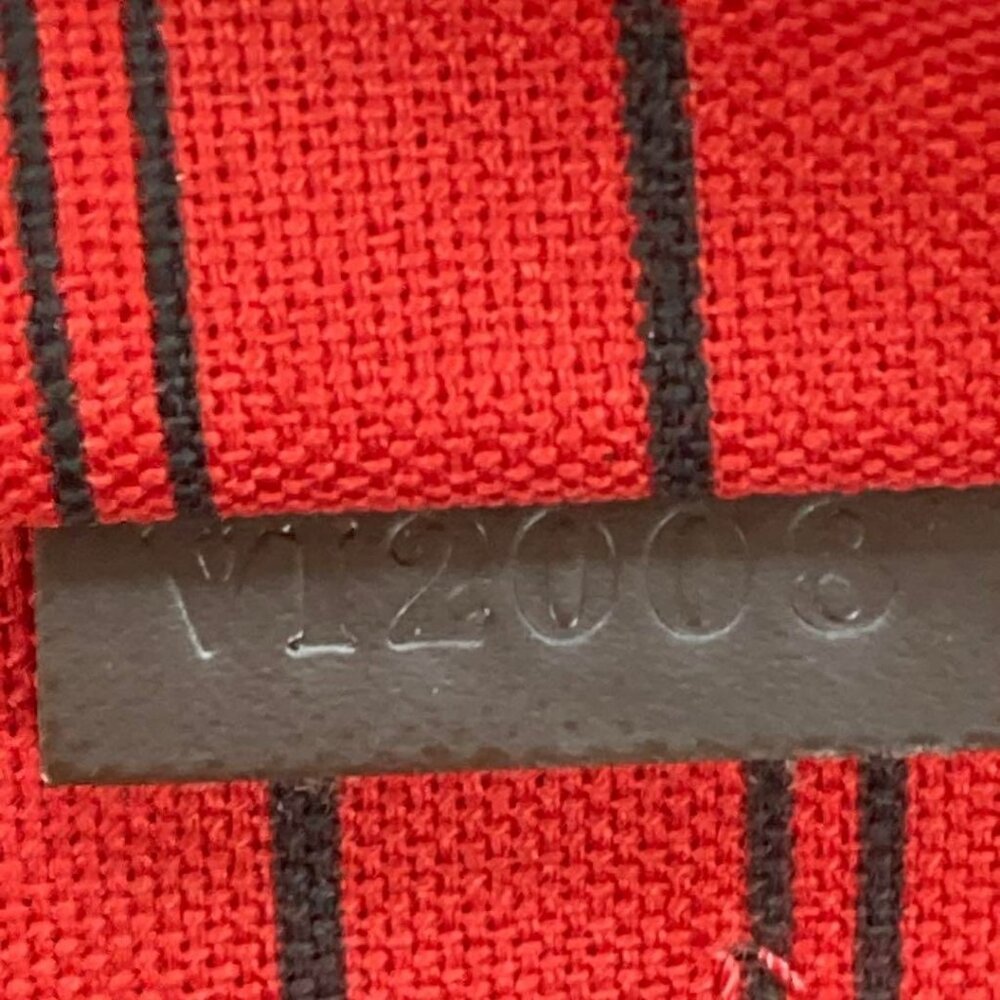 Authentic Louis Vuitton Neverfull PM Purse Damier Ebene Tote Shoulder Bag Red - Picture 13 of 14